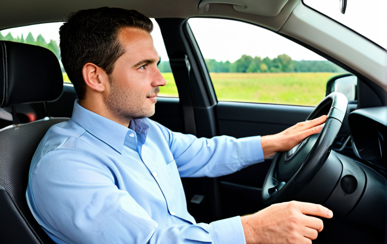 Driving Instructor & Student**

"A professional driving instructor, fully clothed in modest attire, patiently guiding a student in a driving school car. The setting is a safe, designated practice area with cones and clear markings. The student is also fully clothed and attentively listening. Safe for work, appropriate content, professional, family-friendly, perfect anatomy, correct proportions, natural pose, well-formed hands, proper finger count, natural body proportions, high quality."

**