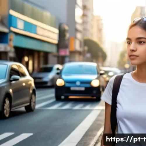 Home 7 교통분야 실기시험 대비 전략 - **Prompt:** A young woman in her early 20s is carefully performing a "baliza" (parallel parking mane...