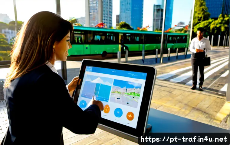 Home 30 교통산업 트렌드와 자격증 - Photorealistic Brazilian urban mobility planning scene, diverse transportation professionals reviewi...
